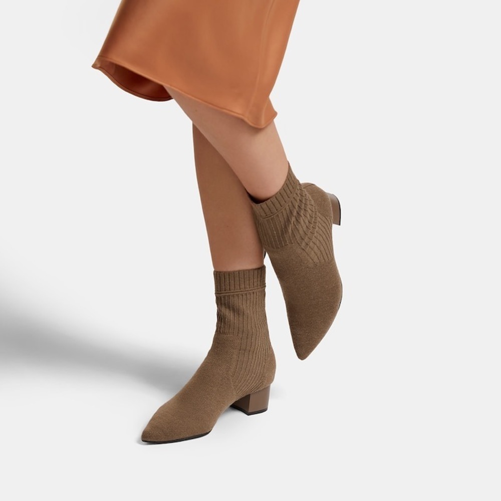 VIVAIA Pointed-Toe Stripe Heeled Boots size‎ EU/41 US/9.5